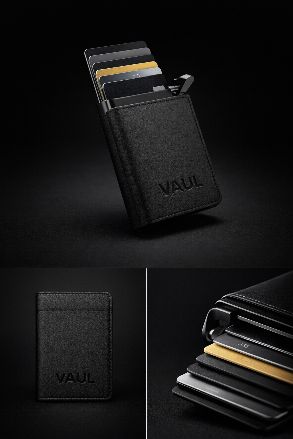 VAUL pénztárca pop-up mechanizmussal könnyen előveheted tárcáid